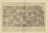 Map of Kansas from Plat Book and Complete Survey of Dickinson County, Kansas : Containing Plats of Townships and Incorporated Towns, Also Maps of the State, United States and World, With an Outline Map of Dickinson … 1909 by Relic Map Company