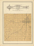 Lyon Township from Plat Book and Complete Survey of Dickinson County, Kansas : Containing Plats of Townships and Incorporated Towns, Also Maps of the State, United States and World, With an Outline Map of Dickinson … 1909 by Relic Map Company