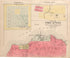 Verona, Huron, Port Austin from Plat Book of Huron County, Michigan : Also Patron&
