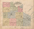 Outline Map of La Clede County, MO from Plat Book of La Clede County, Missouri : Containing Maps of Villages, Cities and Townships of the County, and of the State, United States and World : Also Portraits of Representative Citizens, … 1912 by Relic Map Company