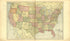 Map of the United States from Plat Book of Finney County, Kansas : Containing Maps of Villages, Cities and Townships of the County, and of the State, United States and World : Also Portraits of Representative Citizens, Old … 1911 by Relic Map Company