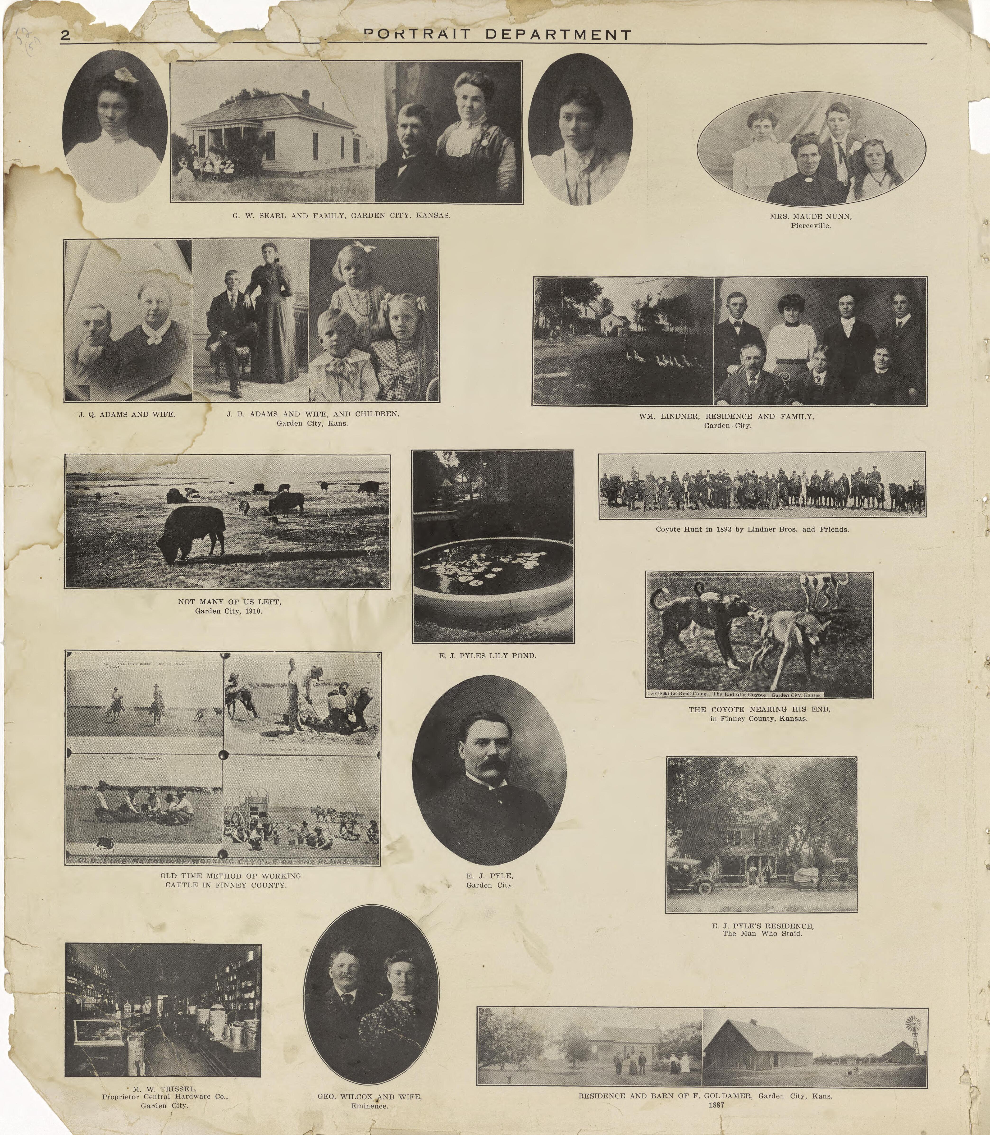 This old map of Finney County, Kansas,  was created by Western Publishing Co. (Ashland, Kan.) in 1911