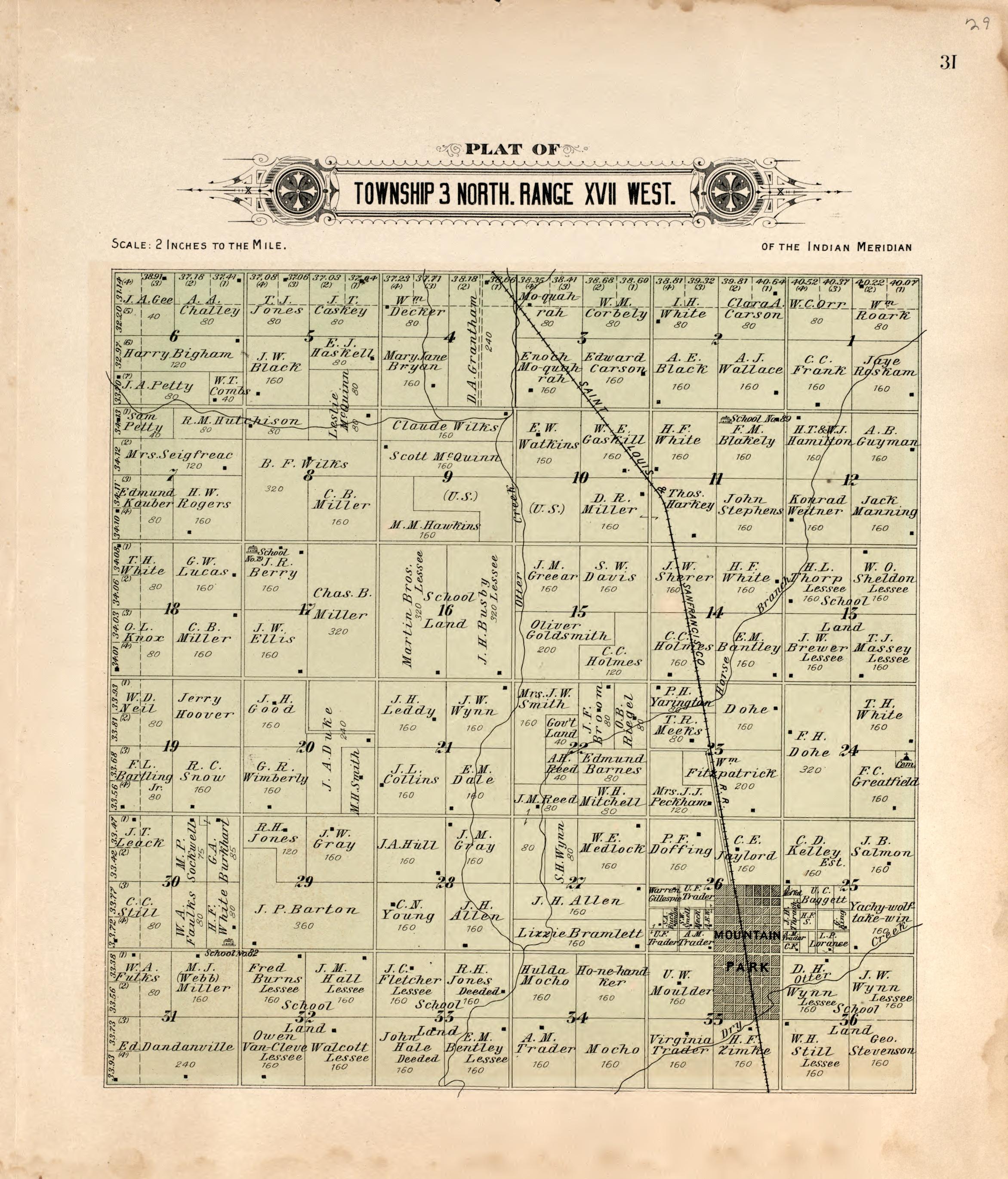 This old map of Kiowa County, Oklahoma,  was created by Wangersheim, W. (William) in 1913