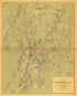 Map of the Battlefield of Chickmauga. Noon to Night Sept. 19, 1863 from Atlas of the Battlefields of Chickamauga, Chattanooga and Vicinity 1896 by Relic Map Company