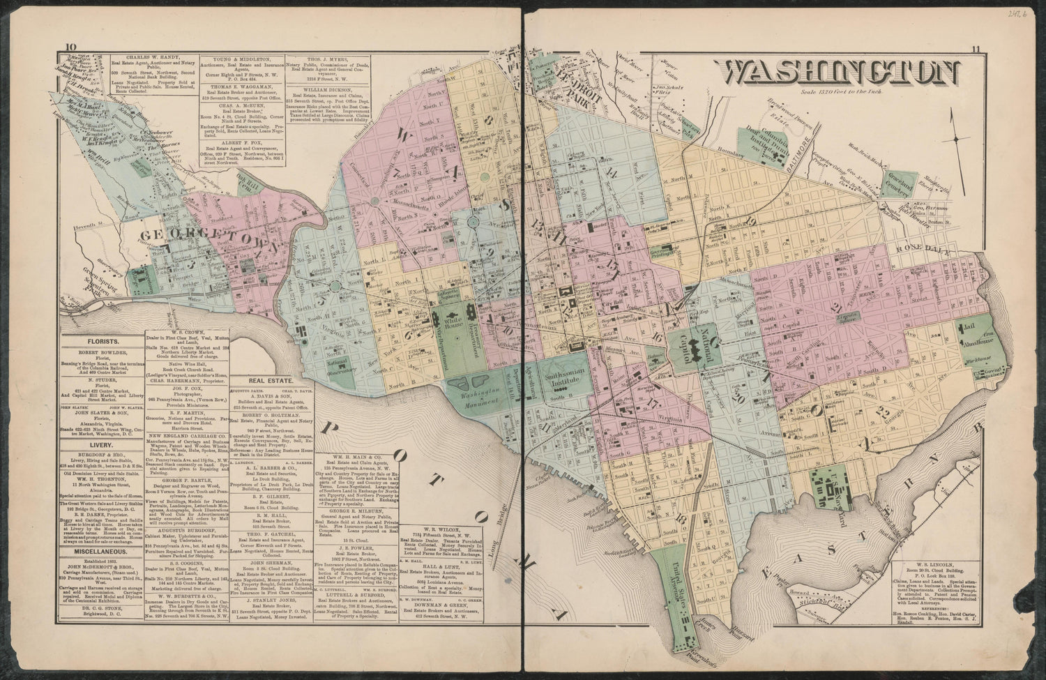 Image 12 of Atlas of Fifteen Miles Around Washington, Including the Counties of Fairfax and Alexandria, Virginia (maps Only) from Atlas of Fifteen Miles Around Washington, Including the Counties of Fairfax and Alexandria, Virginia 1879 by Relic Map Company