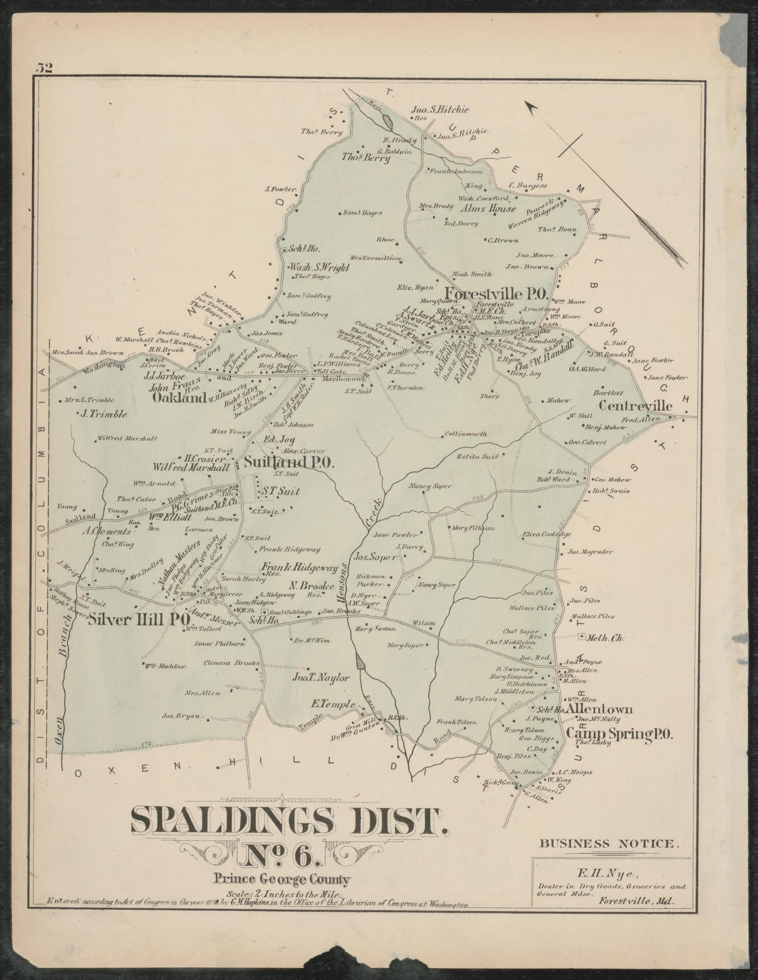 Image 35 of Atlas of Fifteen Miles Around Washington, Including the Counties of Fairfax and Alexandria, Virginia (maps Only) from Atlas of Fifteen Miles Around Washington, Including the Counties of Fairfax and Alexandria, Virginia 1879 by Relic Map Company