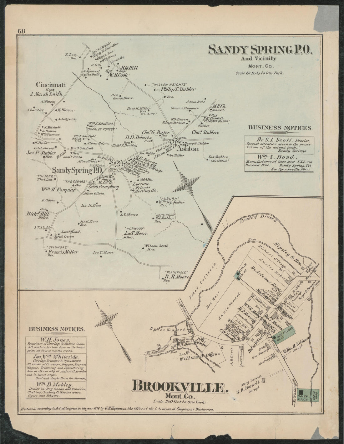 Image 47 of Atlas of Fifteen Miles Around Washington, Including the Counties of Fairfax and Alexandria, Virginia (maps Only) from Atlas of Fifteen Miles Around Washington, Including the Counties of Fairfax and Alexandria, Virginia 1879 by Relic Map Company