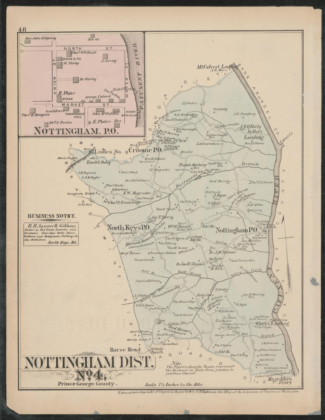 Image 32 of Atlas of Fifteen Miles Around Washington, Including the Counties of Fairfax and Alexandria, Virginia (maps Only) from Atlas of Fifteen Miles Around Washington, Including the Counties of Fairfax and Alexandria, Virginia 1879 by Relic Map Company