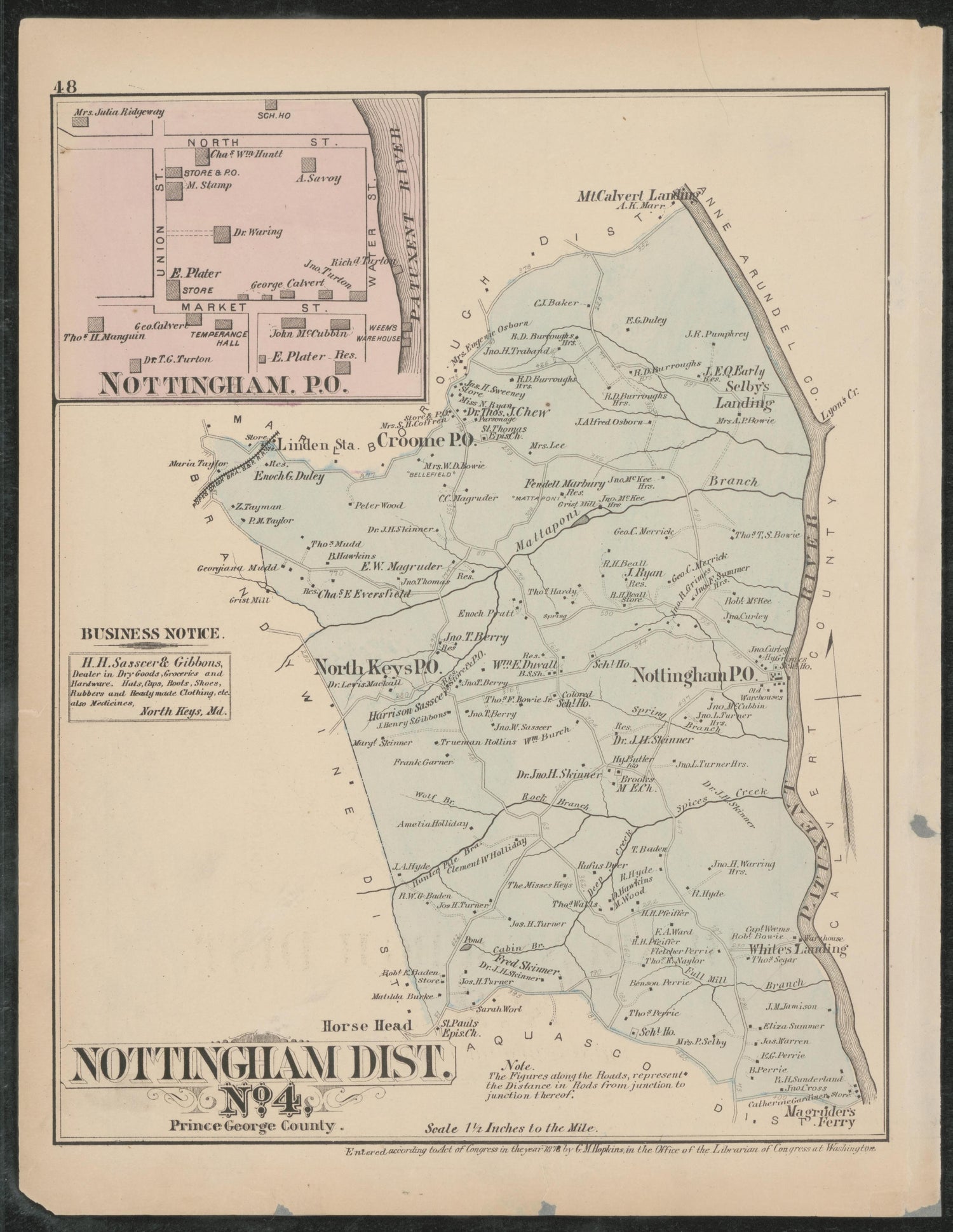 Image 32 of Atlas of Fifteen Miles Around Washington, Including the Counties of Fairfax and Alexandria, Virginia (maps Only) from Atlas of Fifteen Miles Around Washington, Including the Counties of Fairfax and Alexandria, Virginia 1879 by Relic Map Company