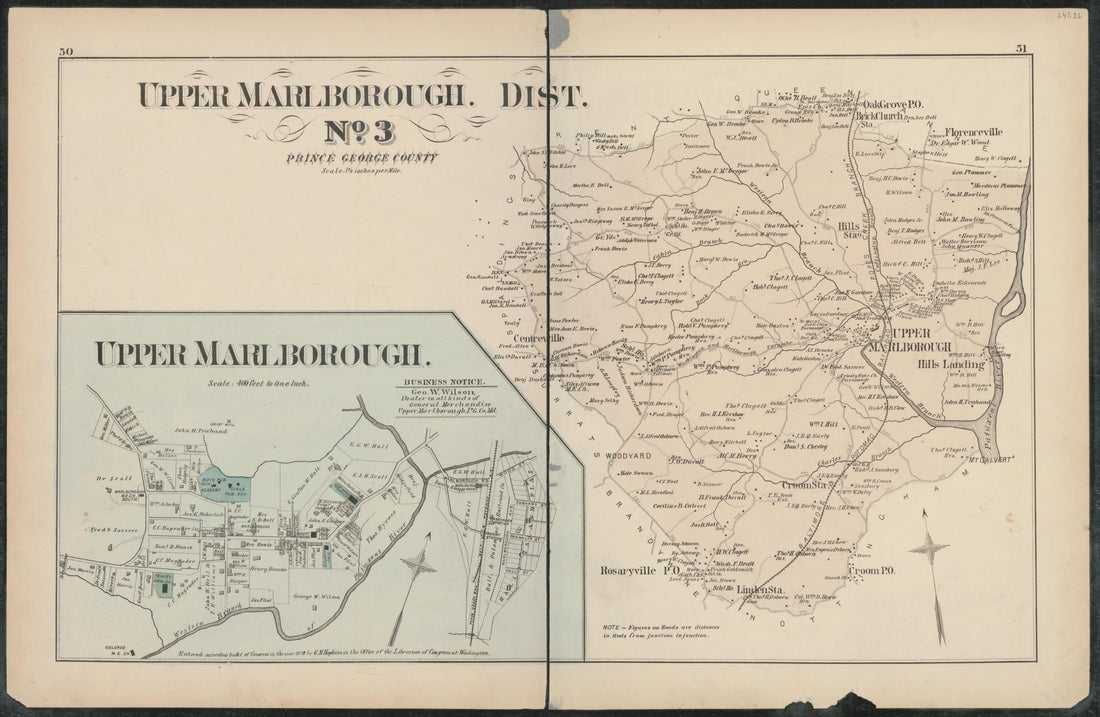 Image 34 of Atlas of Fifteen Miles Around Washington, Including the Counties of Fairfax and Alexandria, Virginia (maps Only) from Atlas of Fifteen Miles Around Washington, Including the Counties of Fairfax and Alexandria, Virginia 1879 by Relic Map Company