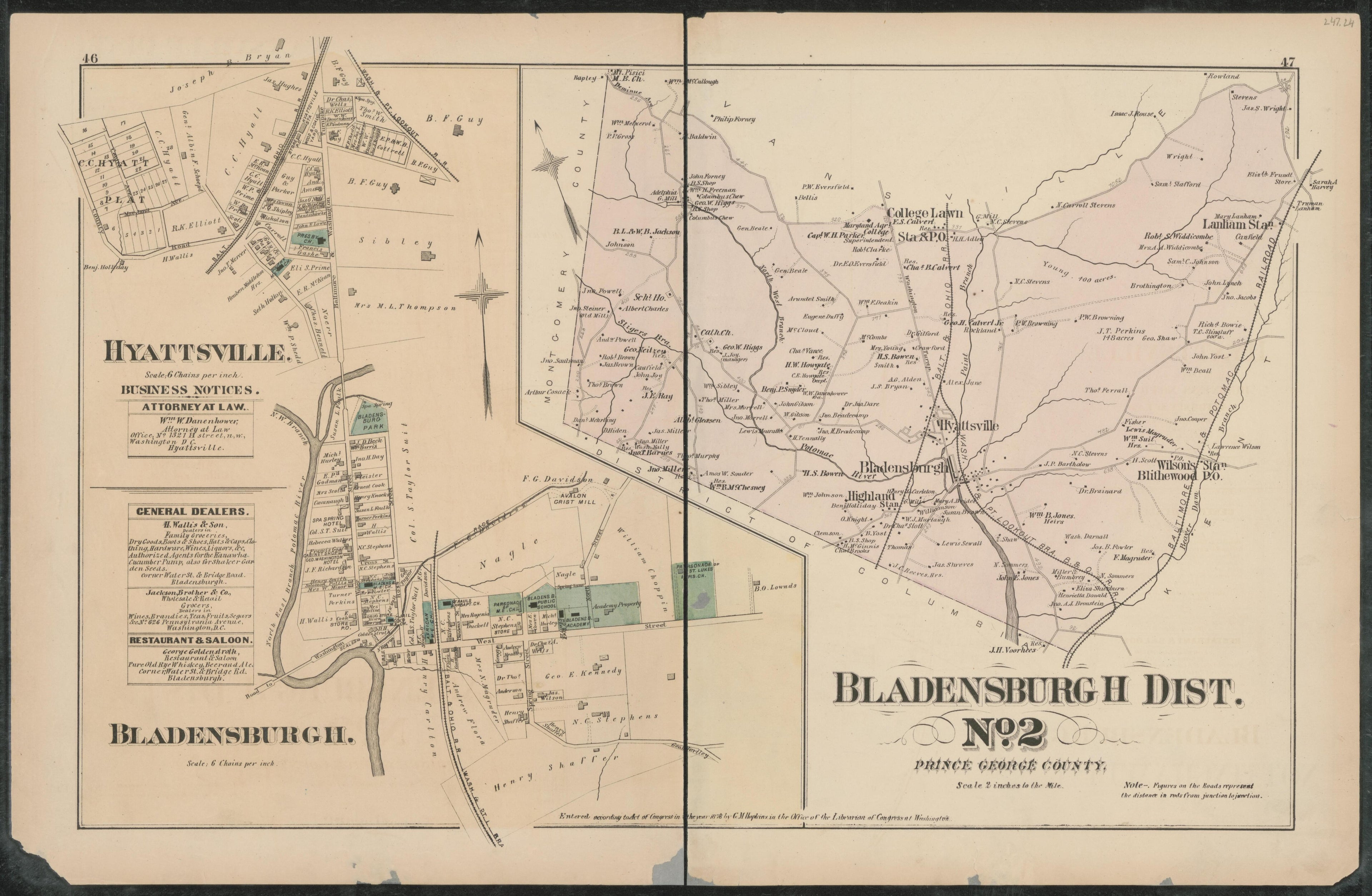 Image 31 of Atlas of Fifteen Miles Around Washington, Including the Counties of Fairfax and Alexandria, Virginia (maps Only) from Atlas of Fifteen Miles Around Washington, Including the Counties of Fairfax and Alexandria, Virginia 1879 by Relic Map Company