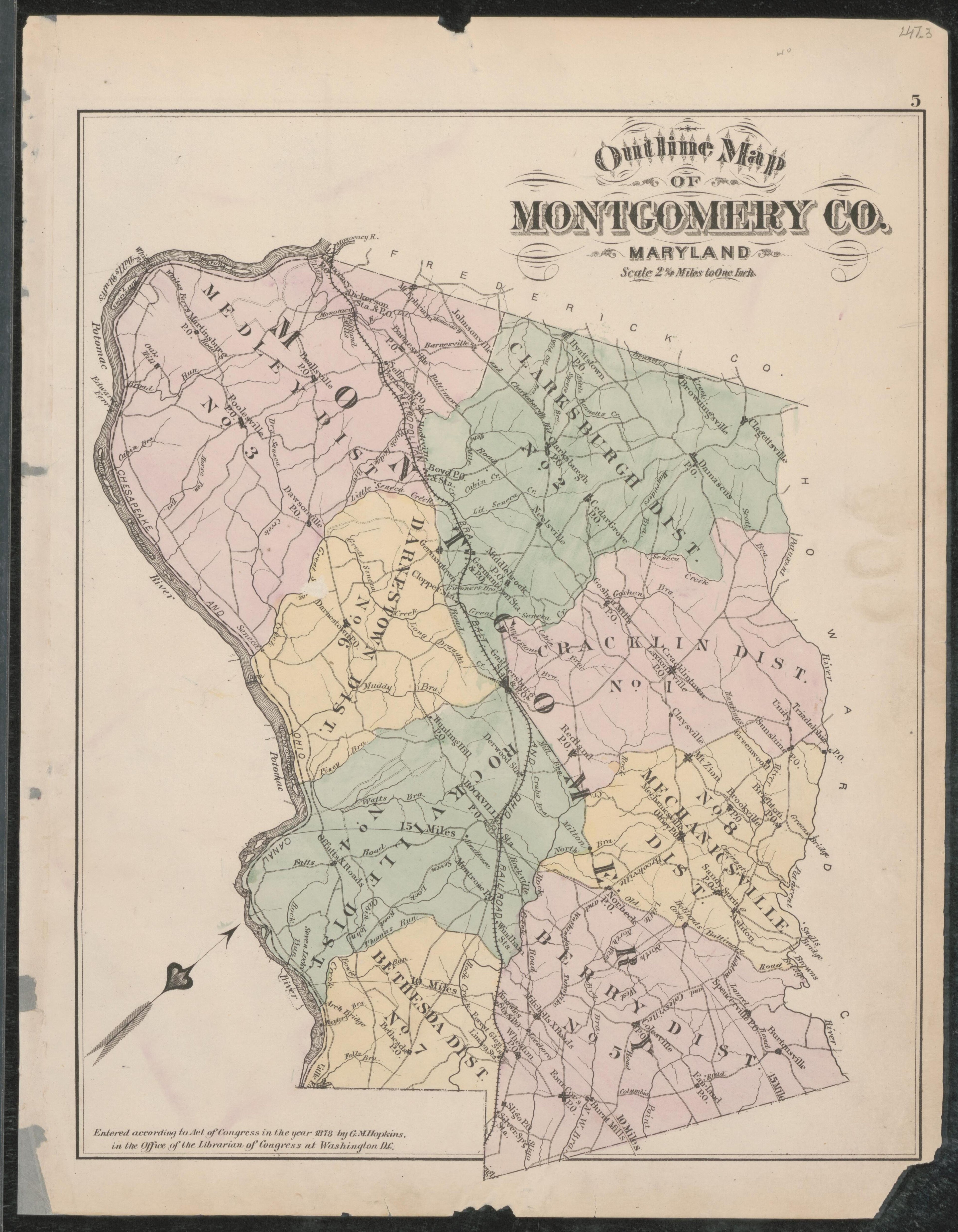 Image 4 of Atlas of Fifteen Miles Around Washington, Including the Counties of Fairfax and Alexandria, Virginia (maps Only) from Atlas of Fifteen Miles Around Washington, Including the Counties of Fairfax and Alexandria, Virginia 1879 by Relic Map Company