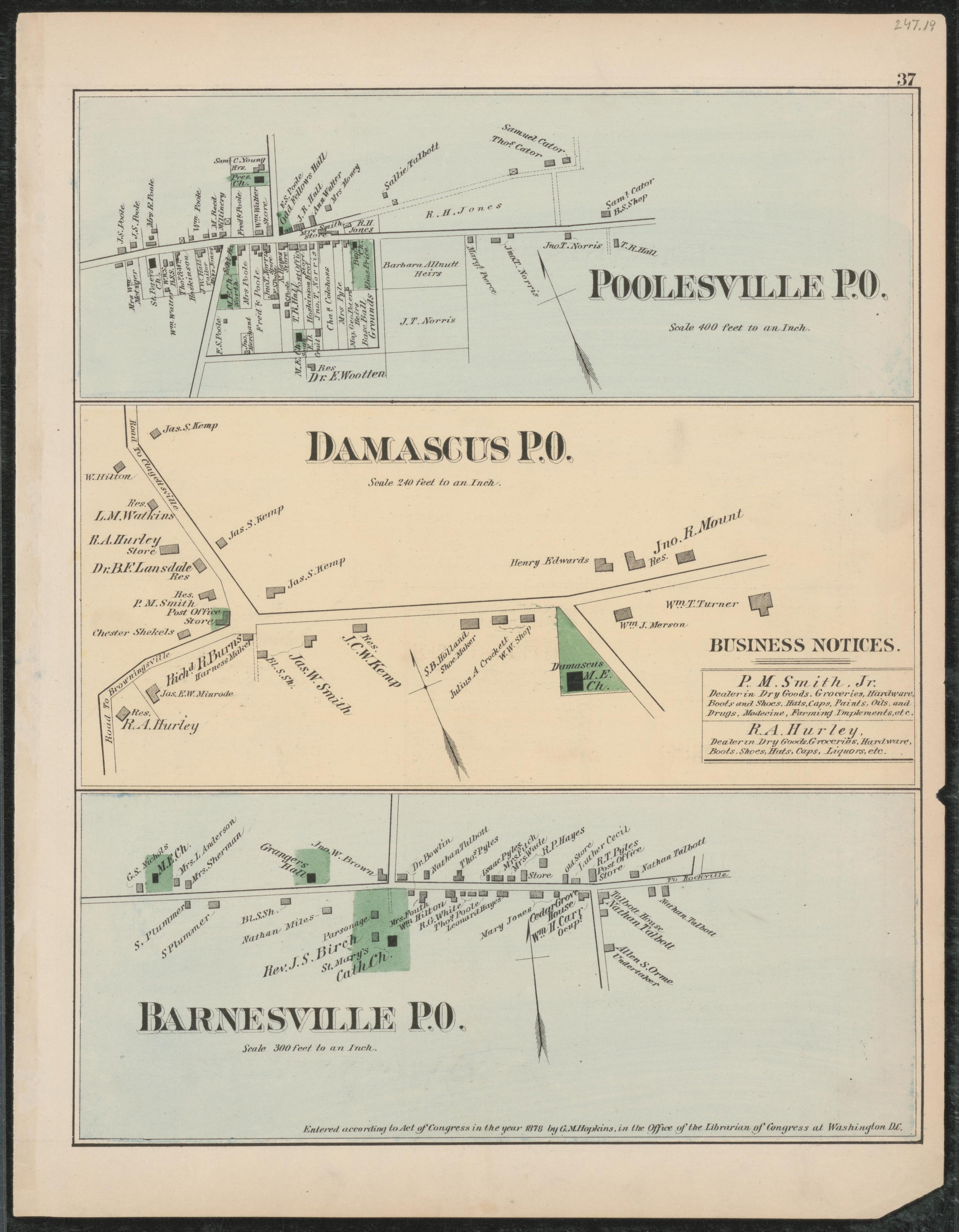 Image 24 of Atlas of Fifteen Miles Around Washington, Including the Counties of Fairfax and Alexandria, Virginia (maps Only) from Atlas of Fifteen Miles Around Washington, Including the Counties of Fairfax and Alexandria, Virginia 1879 by Relic Map Company