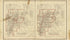 Outline Map of Bay City, West Bay City, Essexville and Brooks from the County of Bay, Michigan : Maps, History, Illustrations and Statistics 1896 by Relic Map Company