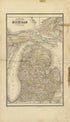 Map of Michigan from the County of Bay, Michigan : Maps, History, Illustrations and Statistics 1896 by Relic Map Company