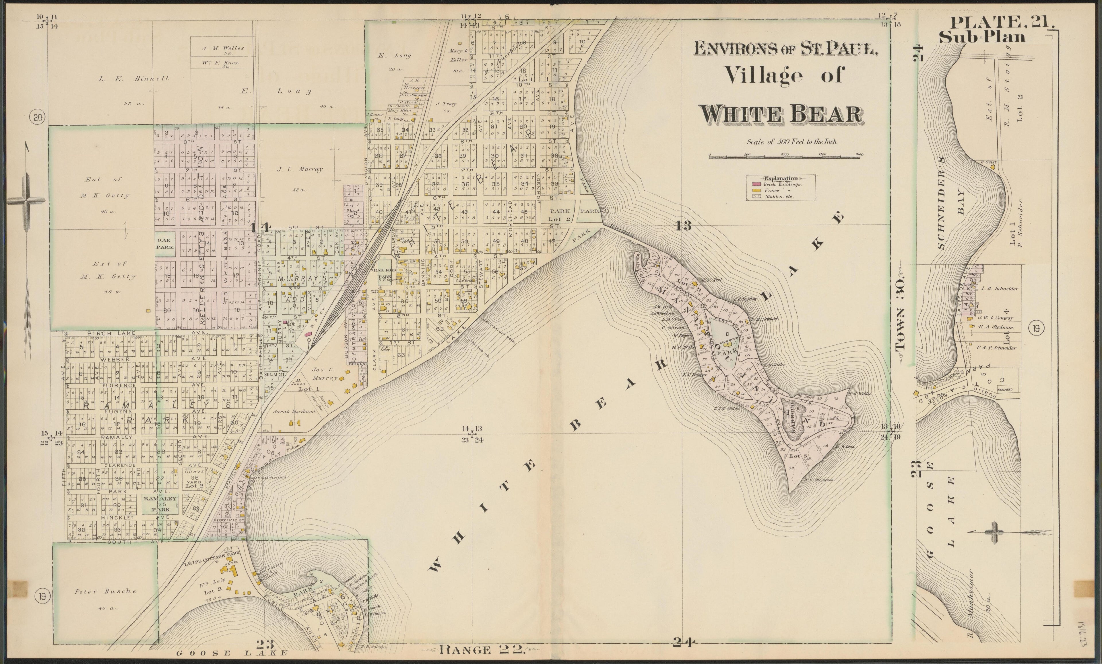 Image 24 of Atlas of the Enirons of St. Paul (maps Only) from Atlas of the Enirons of St. Paul : Including the Whole of Ramsey County, Minnesota 1886 by Relic Map Company