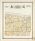 Map of Bohemia Township from Atlas of Saunders County, Nebraska : Containing Maps of Townships of the County, Maps of State, United States and World, Farmers Directory, Analysis of the System of U.S. Land Surveys 1916 by Relic Map Company