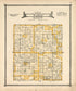 Map of Wahoo Township from Atlas of Saunders County, Nebraska : Containing Maps of Townships of the County, Maps of State, United States and World, Farmers Directory, Analysis of the System of U.S. Land Surveys 1916 by Relic Map Company