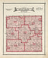 Map of Rock Creek Township from Atlas of Saunders County, Nebraska : Containing Maps of Townships of the County, Maps of State, United States and World, Farmers Directory, Analysis of the System of U.S. Land Surveys 1916 by Relic Map Company