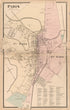 Paris from Atlas of Bourbon, Clark, Fayette, Jessamine and Woodford Counties, Ky 1877 by Relic Map Company