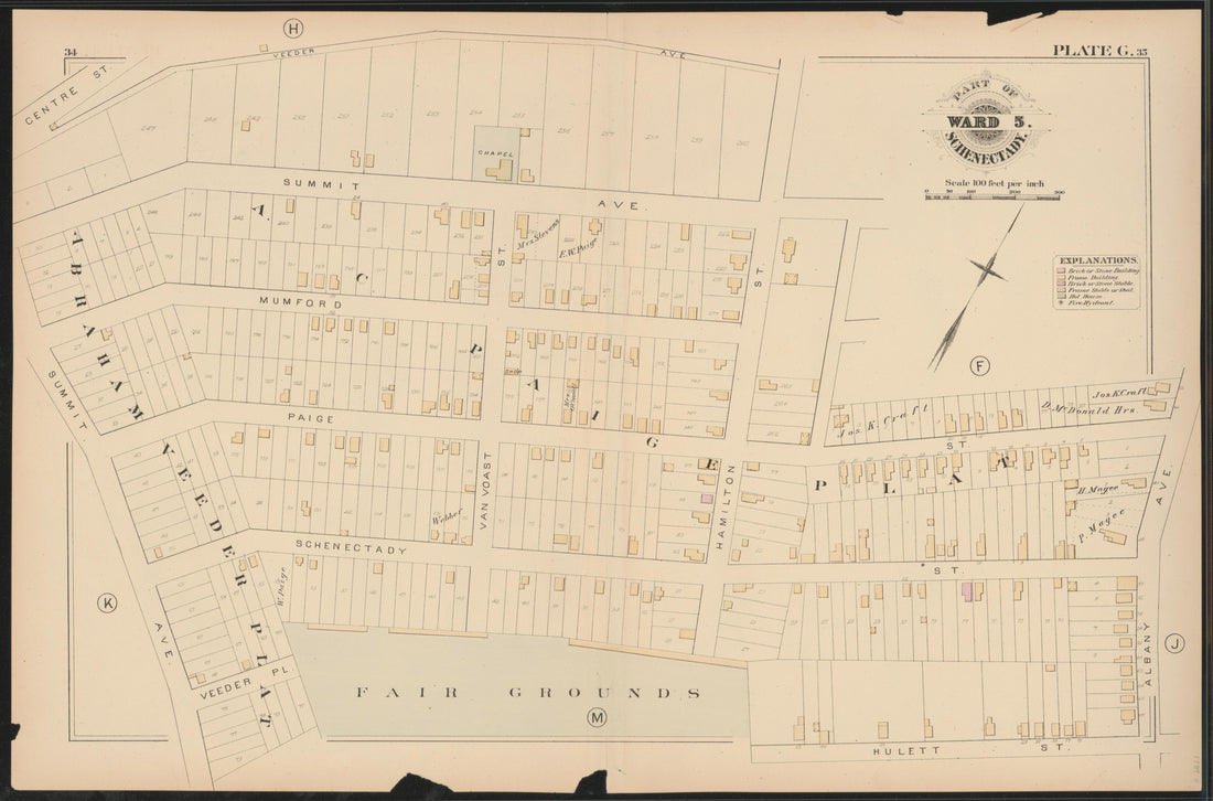 Image 11 of City Atlas of Schenectady, N.Y. (maps Only) from City Atlas of Schenectady, N.Y. : from Official Records, Private Plans and Actual Surveys 1880 by Relic Map Company