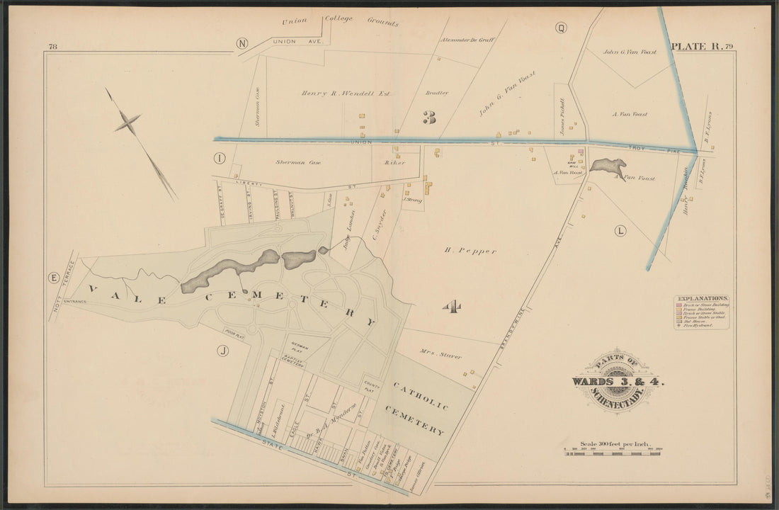 Image 22 of City Atlas of Schenectady, N.Y. (maps Only) from City Atlas of Schenectady, N.Y. : from Official Records, Private Plans and Actual Surveys 1880 by Relic Map Company