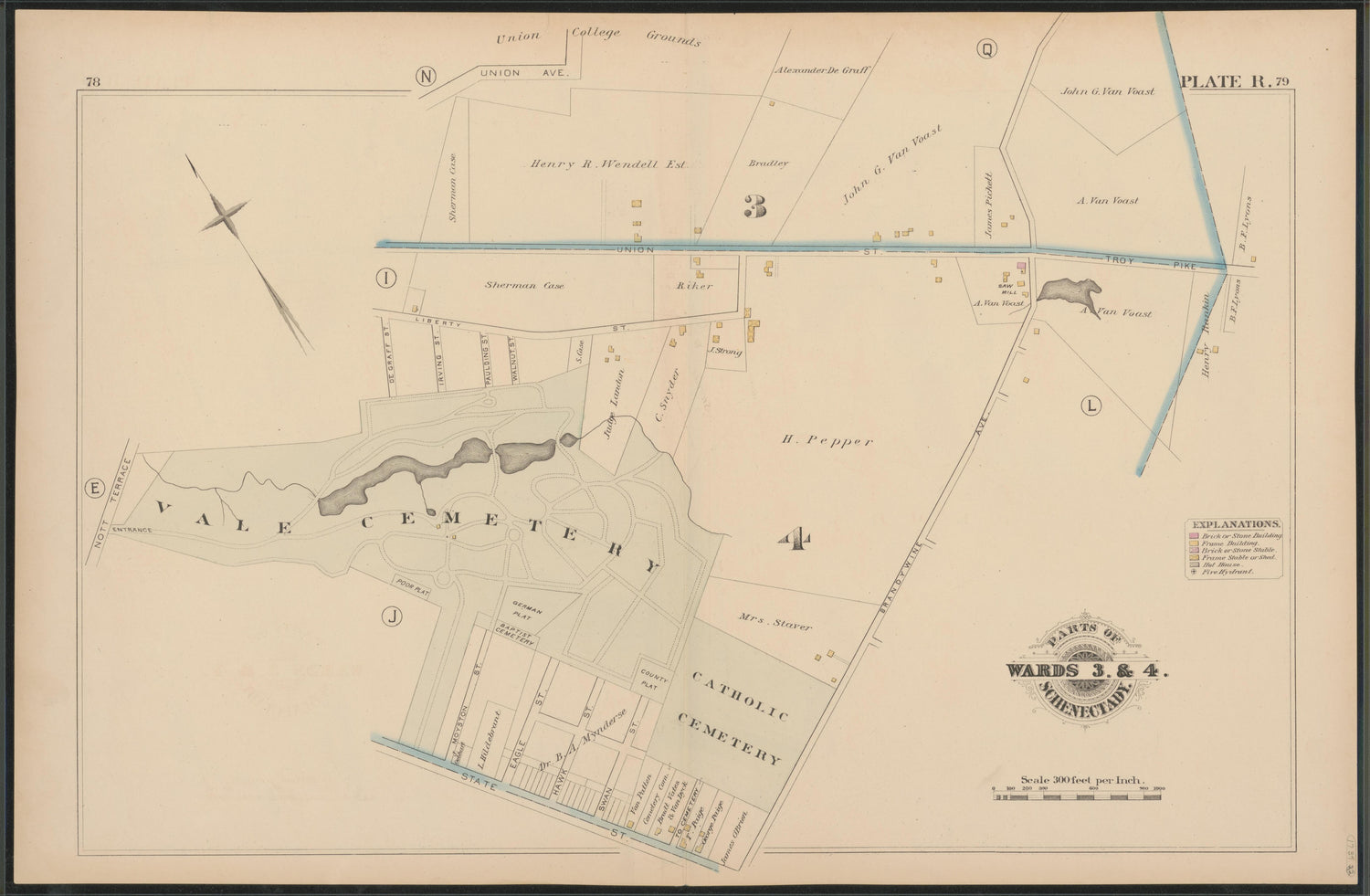Image 22 of City Atlas of Schenectady, N.Y. (maps Only) from City Atlas of Schenectady, N.Y. : from Official Records, Private Plans and Actual Surveys 1880 by Relic Map Company