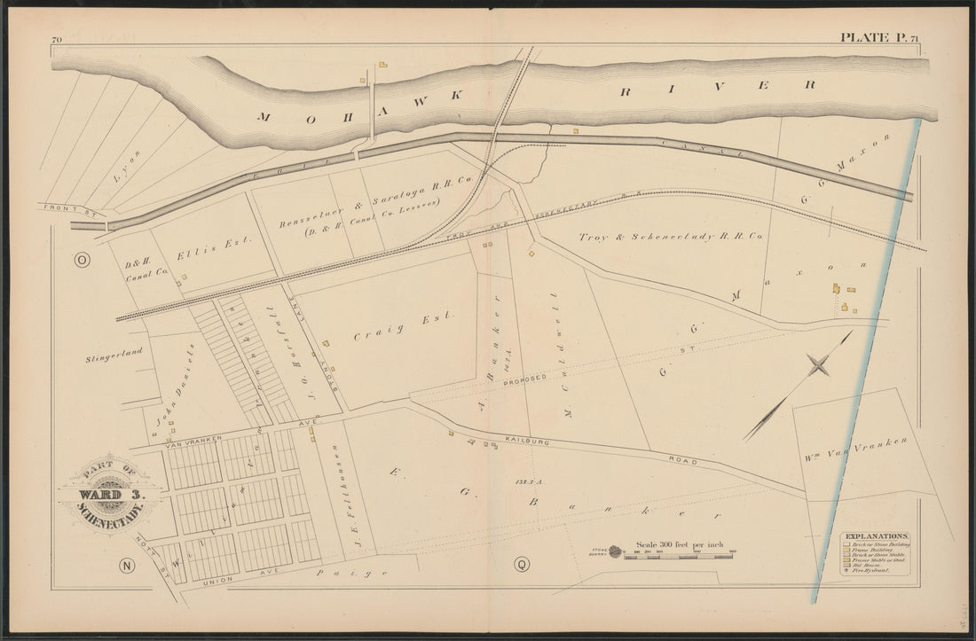Image 20 of City Atlas of Schenectady, N.Y. (maps Only) from City Atlas of Schenectady, N.Y. : from Official Records, Private Plans and Actual Surveys 1880 by Relic Map Company