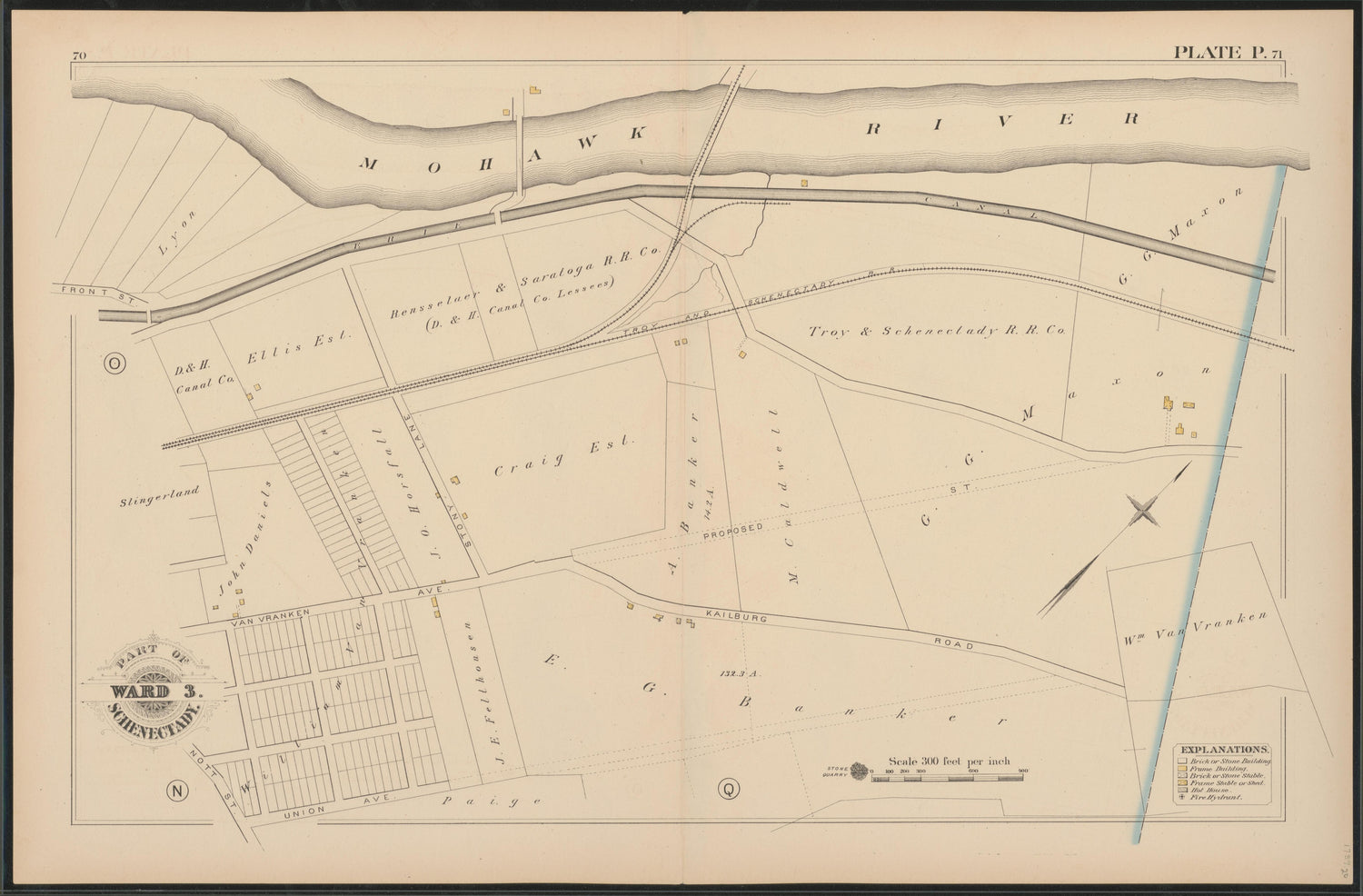 Image 20 of City Atlas of Schenectady, N.Y. (maps Only) from City Atlas of Schenectady, N.Y. : from Official Records, Private Plans and Actual Surveys 1880 by Relic Map Company