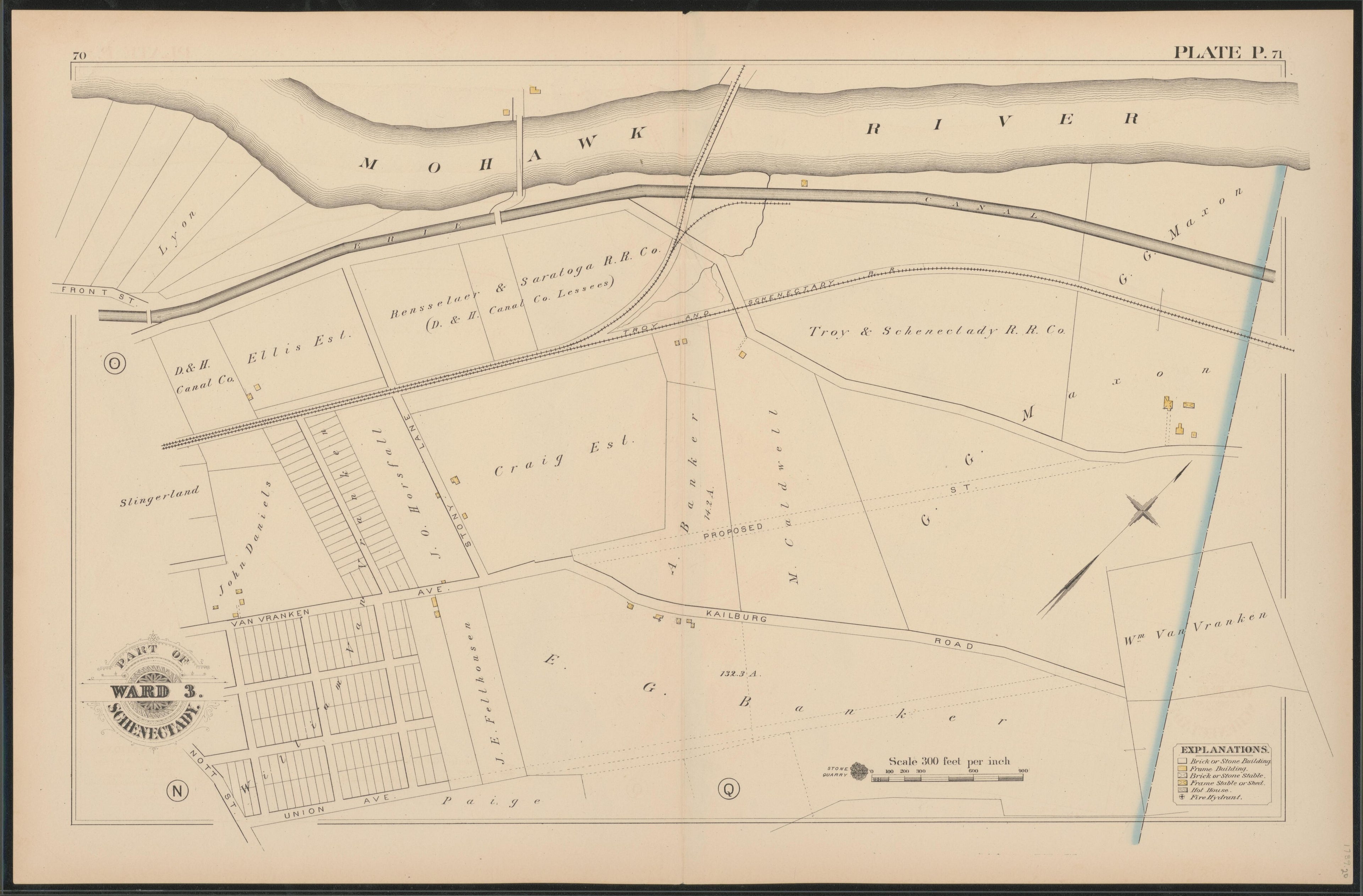 Image 20 of City Atlas of Schenectady, N.Y. (maps Only) from City Atlas of Schenectady, N.Y. : from Official Records, Private Plans and Actual Surveys 1880 by Relic Map Company