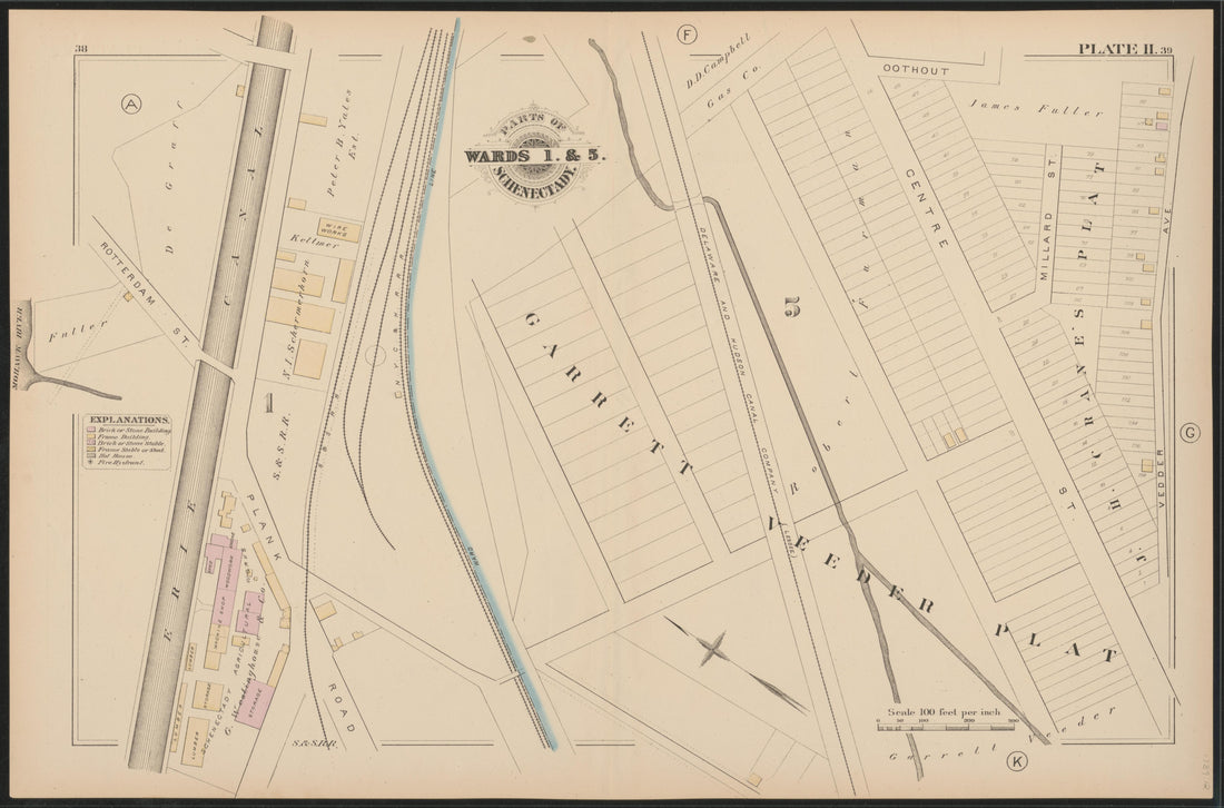Image 12 of City Atlas of Schenectady, N.Y. (maps Only) from City Atlas of Schenectady, N.Y. : from Official Records, Private Plans and Actual Surveys 1880 by Relic Map Company