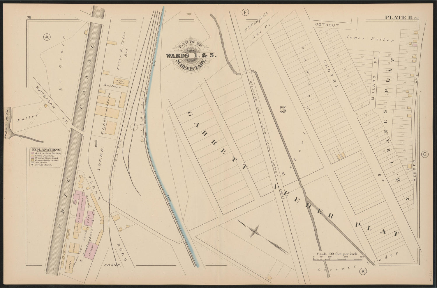 Image 12 of City Atlas of Schenectady, N.Y. (maps Only) from City Atlas of Schenectady, N.Y. : from Official Records, Private Plans and Actual Surveys 1880 by Relic Map Company
