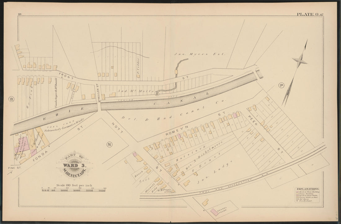 Image 19 of City Atlas of Schenectady, N.Y. (maps Only) from City Atlas of Schenectady, N.Y. : from Official Records, Private Plans and Actual Surveys 1880 by Relic Map Company