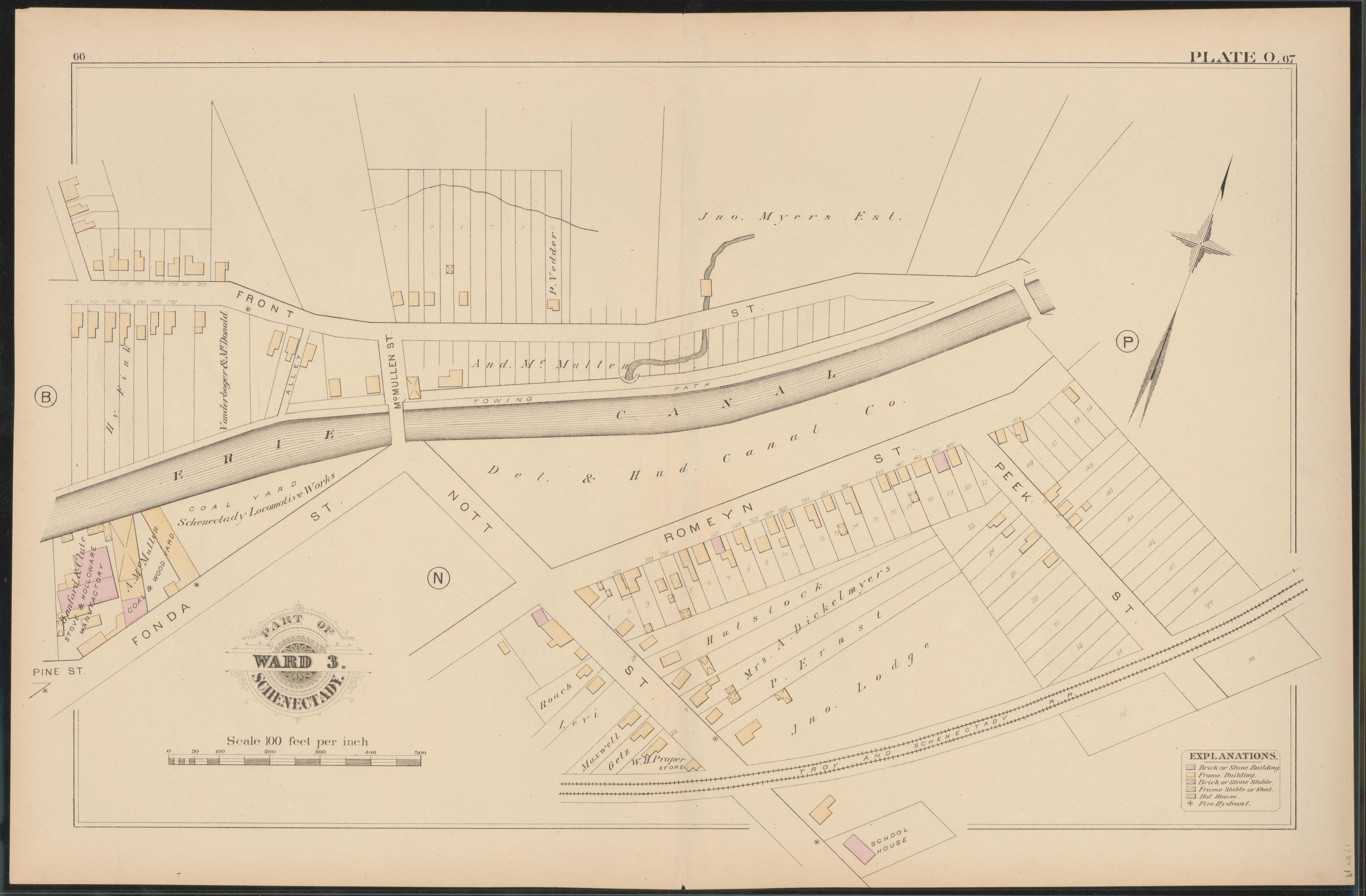 Image 19 of City Atlas of Schenectady, N.Y. (maps Only) from City Atlas of Schenectady, N.Y. : from Official Records, Private Plans and Actual Surveys 1880 by Relic Map Company