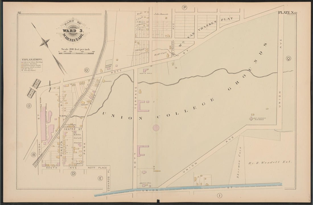 Image 18 of City Atlas of Schenectady, N.Y. (maps Only) from City Atlas of Schenectady, N.Y. : from Official Records, Private Plans and Actual Surveys 1880 by Relic Map Company
