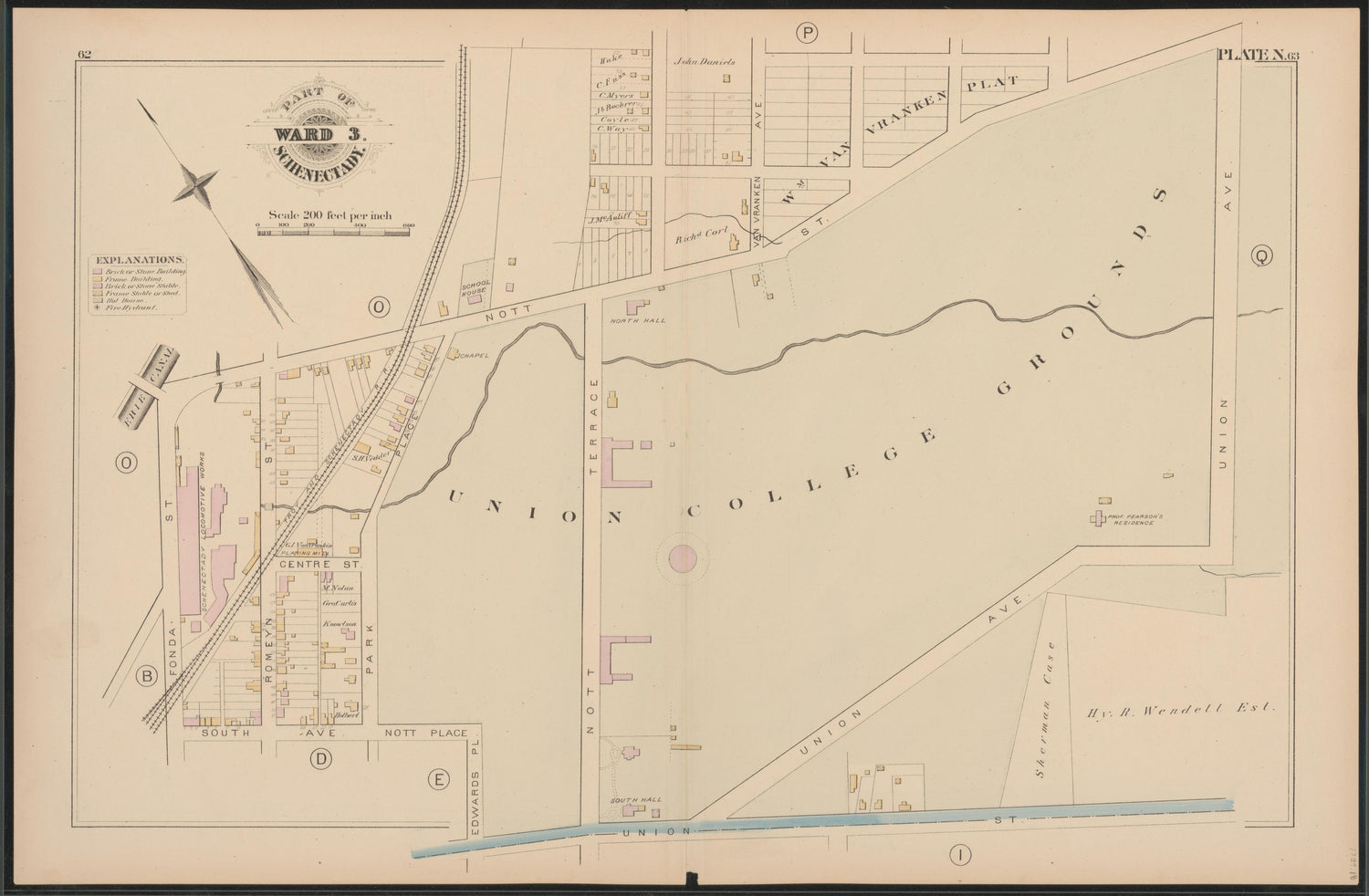 Image 18 of City Atlas of Schenectady, N.Y. (maps Only) from City Atlas of Schenectady, N.Y. : from Official Records, Private Plans and Actual Surveys 1880 by Relic Map Company