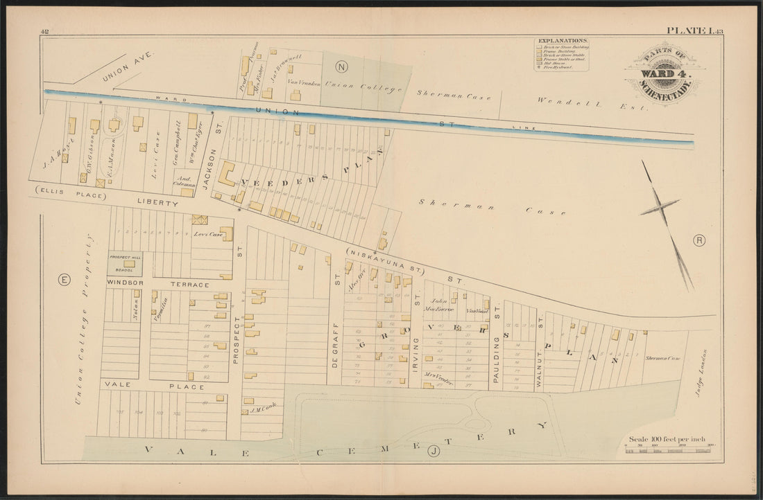 Image 13 of City Atlas of Schenectady, N.Y. (maps Only) from City Atlas of Schenectady, N.Y. : from Official Records, Private Plans and Actual Surveys 1880 by Relic Map Company