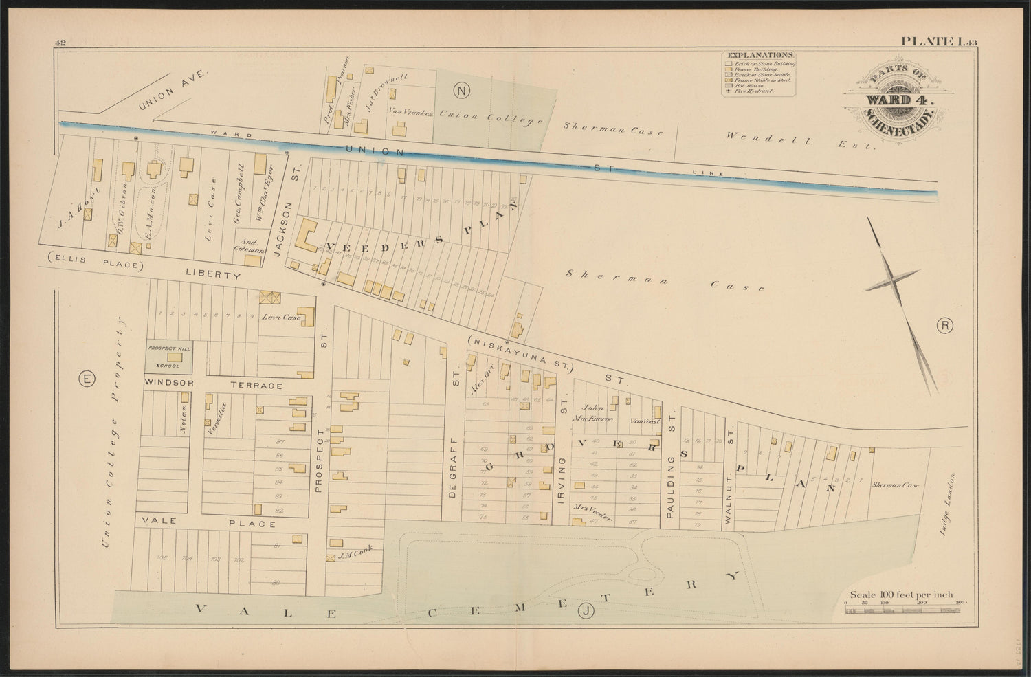 Image 13 of City Atlas of Schenectady, N.Y. (maps Only) from City Atlas of Schenectady, N.Y. : from Official Records, Private Plans and Actual Surveys 1880 by Relic Map Company