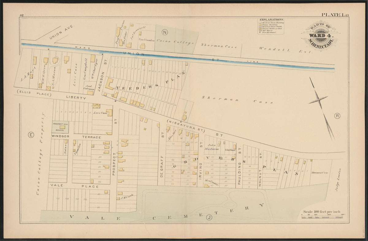 Image 13 of City Atlas of Schenectady, N.Y. (maps Only) from City Atlas of Schenectady, N.Y. : from Official Records, Private Plans and Actual Surveys 1880 by Relic Map Company