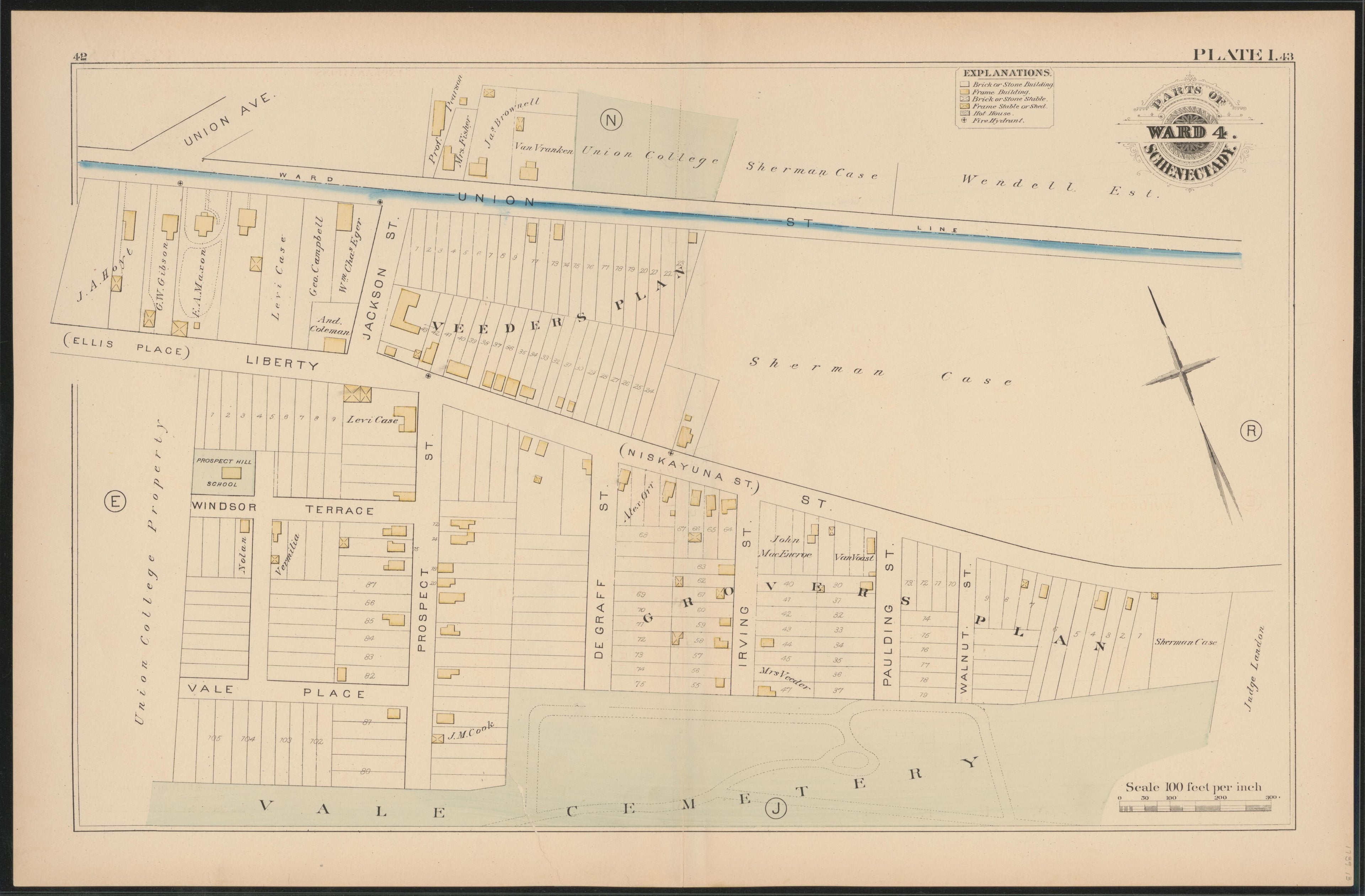 Image 13 of City Atlas of Schenectady, N.Y. (maps Only) from City Atlas of Schenectady, N.Y. : from Official Records, Private Plans and Actual Surveys 1880 by Relic Map Company