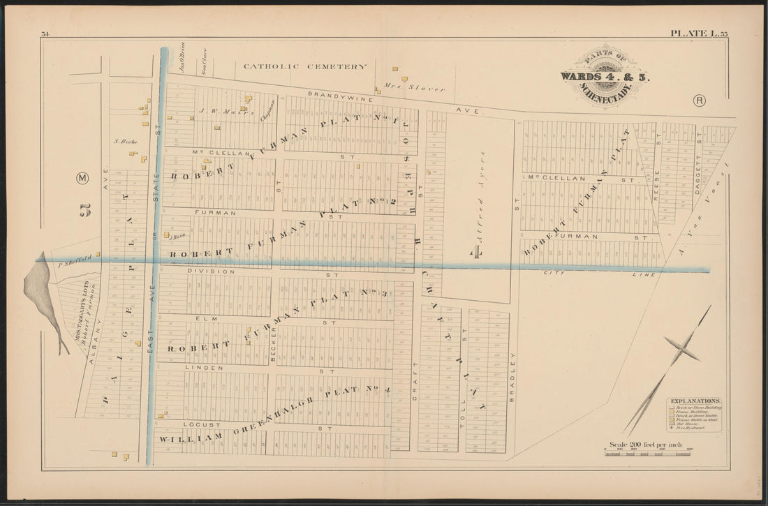 Image 16 of City Atlas of Schenectady, N.Y. (maps Only) from City Atlas of Schenectady, N.Y. : from Official Records, Private Plans and Actual Surveys 1880 by Relic Map Company