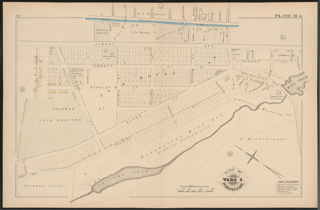 Image 17 of City Atlas of Schenectady, N.Y. (maps Only) from City Atlas of Schenectady, N.Y. : from Official Records, Private Plans and Actual Surveys 1880 by Relic Map Company