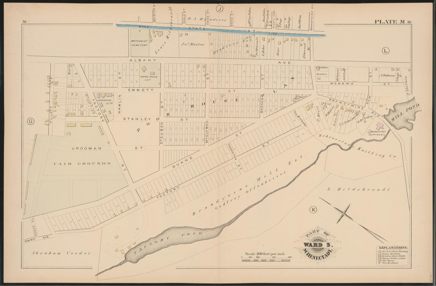 Image 17 of City Atlas of Schenectady, N.Y. (maps Only) from City Atlas of Schenectady, N.Y. : from Official Records, Private Plans and Actual Surveys 1880 by Relic Map Company