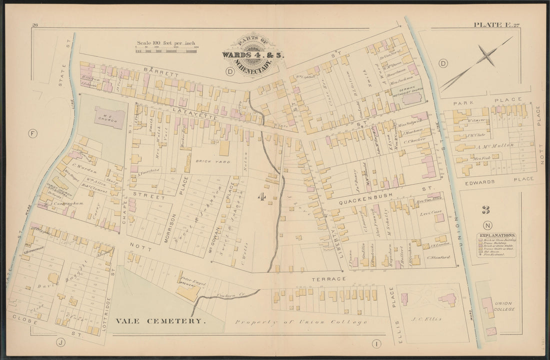 Image 9 of City Atlas of Schenectady, N.Y. (maps Only) from City Atlas of Schenectady, N.Y. : from Official Records, Private Plans and Actual Surveys 1880 by Relic Map Company