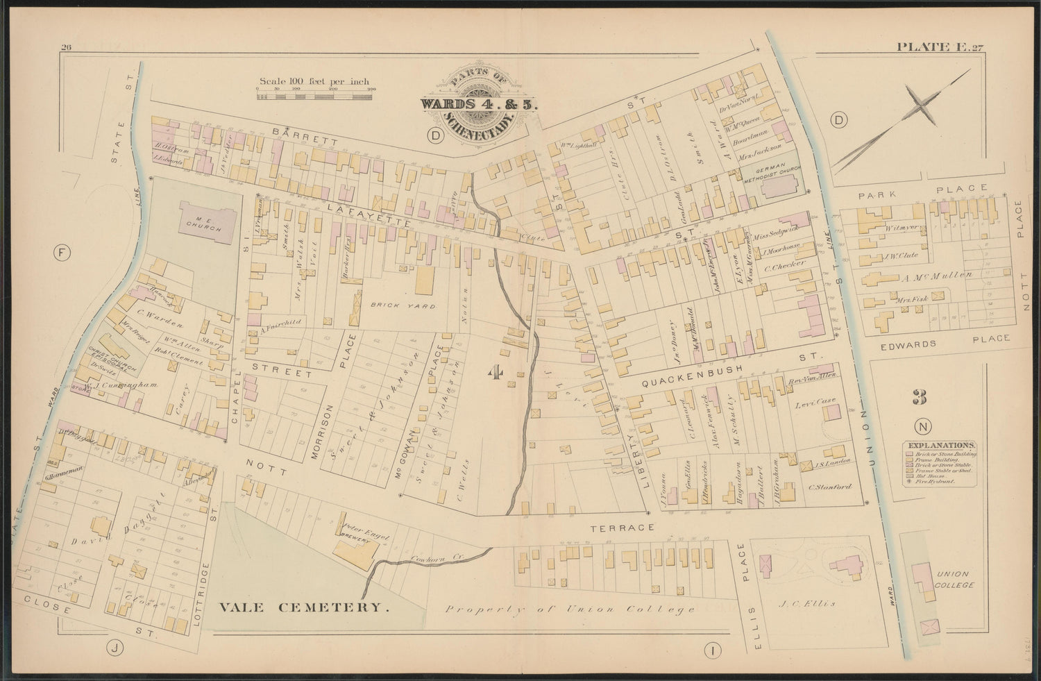 Image 9 of City Atlas of Schenectady, N.Y. (maps Only) from City Atlas of Schenectady, N.Y. : from Official Records, Private Plans and Actual Surveys 1880 by Relic Map Company