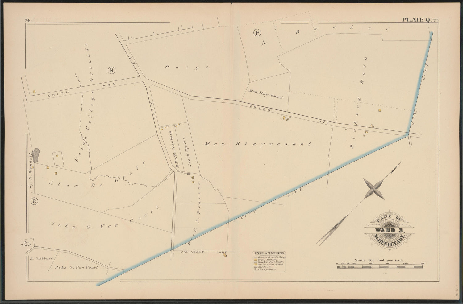 Image 21 of City Atlas of Schenectady, N.Y. (maps Only) from City Atlas of Schenectady, N.Y. : from Official Records, Private Plans and Actual Surveys 1880 by Relic Map Company