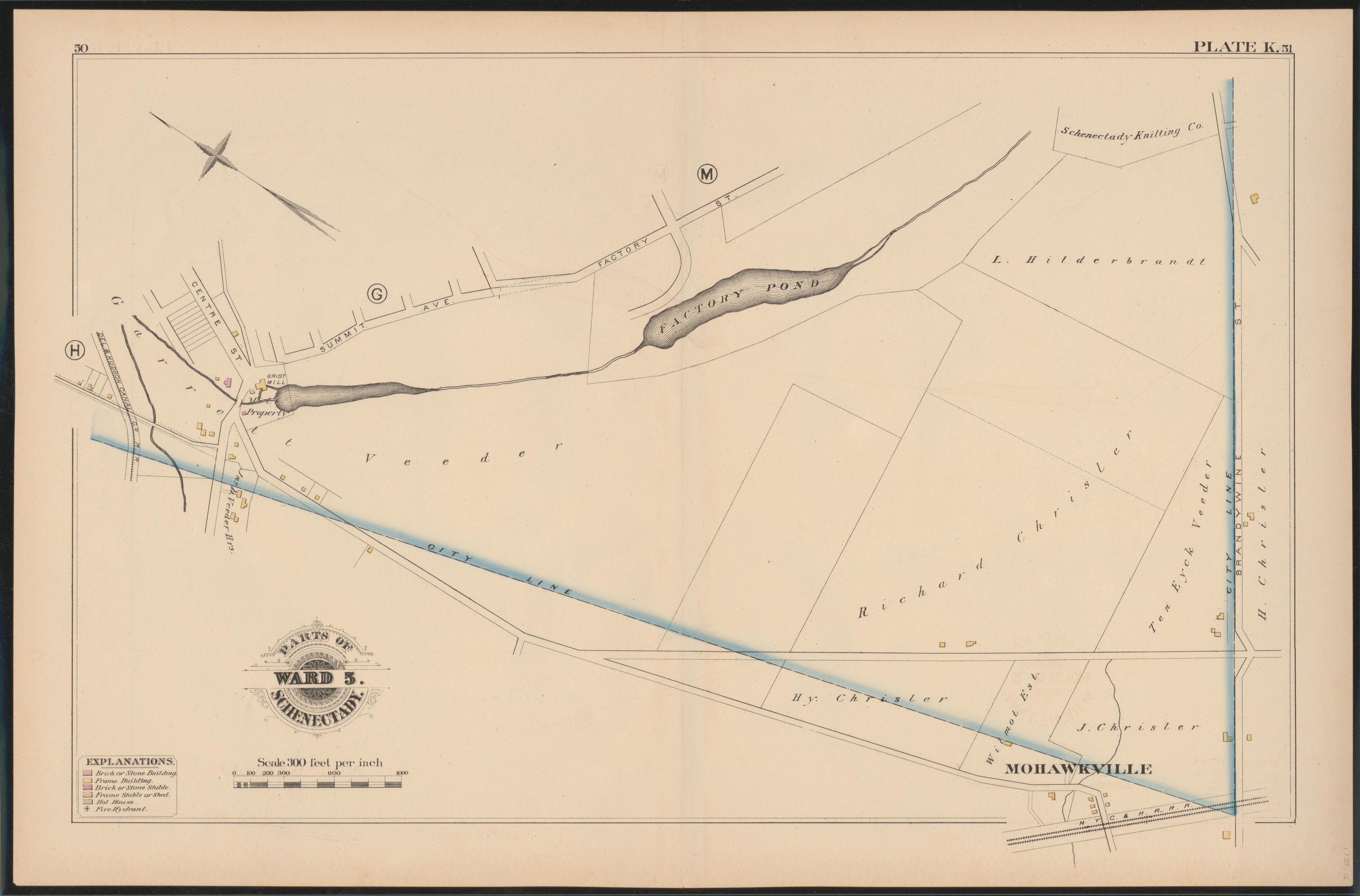 Image 15 of City Atlas of Schenectady, N.Y. (maps Only) from City Atlas of Schenectady, N.Y. : from Official Records, Private Plans and Actual Surveys 1880 by Relic Map Company
