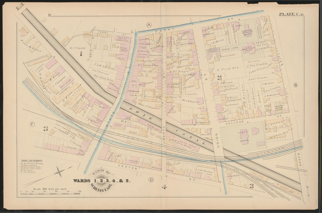 Image 8 of City Atlas of Schenectady, N.Y. (maps Only) from City Atlas of Schenectady, N.Y. : from Official Records, Private Plans and Actual Surveys 1880 by Relic Map Company