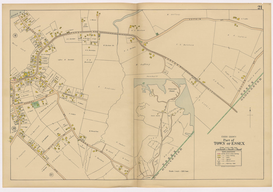Image 25 of Atlas of the Towns of Topsfield, Ipswich, Essex, Hamilton and Wenham, Essex County, Massachusetts from Atlas of the Towns of Topsfield, Ipswich, Essex, Hamilton and Wenham, Essex County, Massachusetts 1910 by Relic Map Company