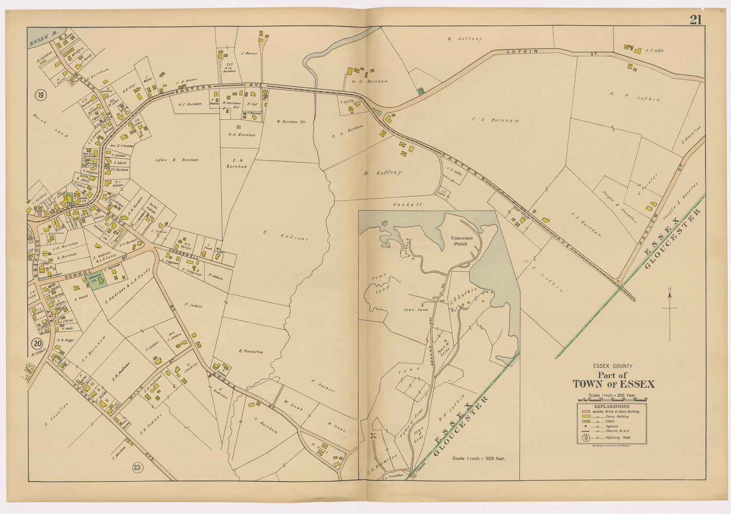 Image 25 of Atlas of the Towns of Topsfield, Ipswich, Essex, Hamilton and Wenham, Essex County, Massachusetts from Atlas of the Towns of Topsfield, Ipswich, Essex, Hamilton and Wenham, Essex County, Massachusetts 1910 by Relic Map Company